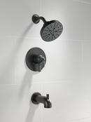 Delta Faucet Matte Black Single Handle Multi Function Bathtub & Shower Faucet (Trim Only) 