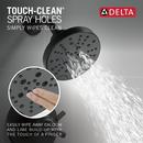 Delta Faucet Matte Black Single Handle Multi Function Bathtub & Shower Faucet (Trim Only) 