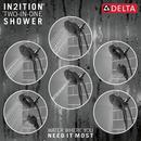 Delta Faucet Matte Black Single Handle Multi Function Bathtub & Shower Faucet (Trim Only) 
