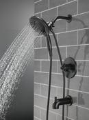 Delta Faucet Matte Black Single Handle Multi Function Bathtub & Shower Faucet (Trim Only) 