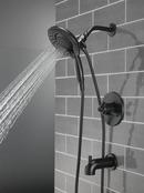 Delta Faucet Matte Black Single Handle Multi Function Bathtub & Shower Faucet (Trim Only) 