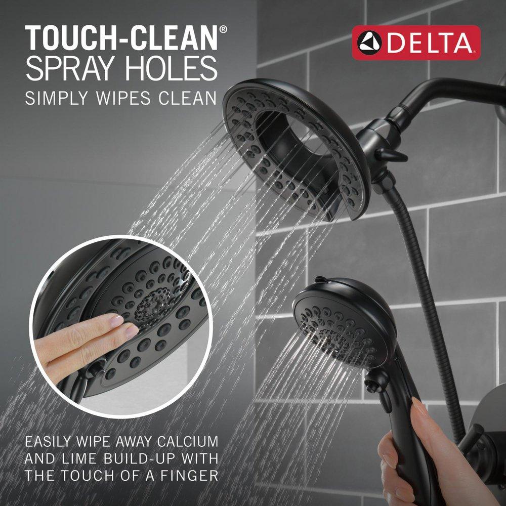 Delta Faucet Matte Black Single Handle Multi Function Bathtub & Shower Faucet (Trim Only) 