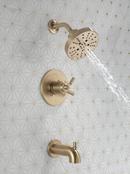 Delta Faucet Brilliance Champagne Bronze Single Handle Multi Function Bathtub & Shower Faucet (Trim Only) 