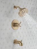 Delta Faucet Brilliance&reg; Champagne Bronze Single Handle Multi Function Bathtub & Shower Faucet (Trim Only) 