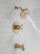 Delta Faucet Brilliance&reg; Champagne Bronze Single Handle Multi Function Bathtub & Shower Faucet (Trim Only) 