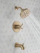 Delta Faucet Brilliance&reg; Champagne Bronze Single Handle Multi Function Bathtub & Shower Faucet (Trim Only) 