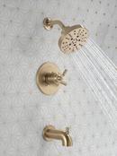 Delta Faucet Brilliance Champagne Bronze Single Handle Multi Function Bathtub & Shower Faucet (Trim Only) 