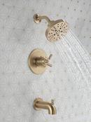 Delta Faucet Brilliance Champagne Bronze Single Handle Multi Function Bathtub & Shower Faucet (Trim Only) 