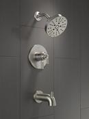 Delta Faucet Brilliance Stainless Single Handle Multi Function Bathtub & Shower Faucet (Trim Only) 