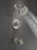 Delta Faucet Brilliance Stainless Single Handle Multi Function Bathtub & Shower Faucet (Trim Only) 