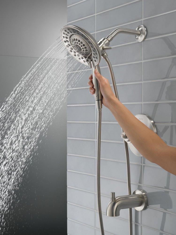 Delta Faucet Brilliance Stainless Single Handle Multi Function Bathtub & Shower Faucet (Trim Only) 