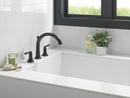 Delta Faucet Matte Black Two Handle Roman Tub Faucet Only (Trim Only) 