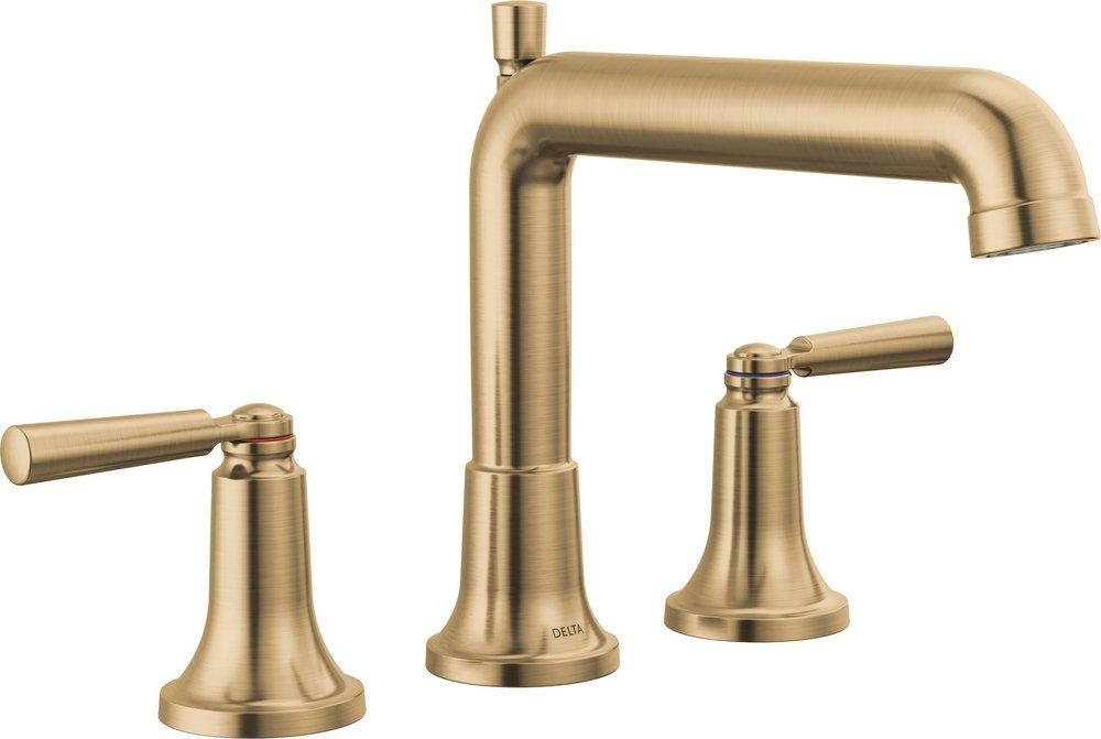 Delta Faucet Champagne Bronze Two Handle Roman Tub Faucet (Trim Only) 