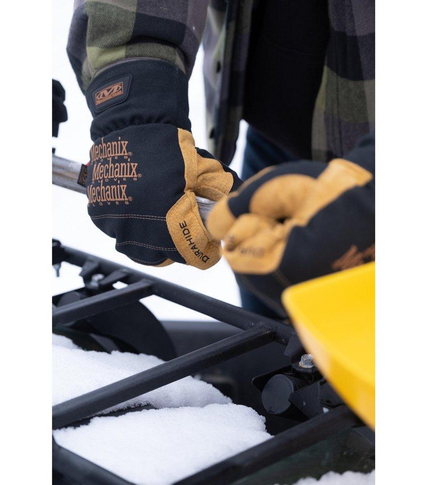 100G Arctic Mitt Winter-Lined Gloves in Black/Tan, L 
