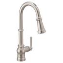Single Handle Pull Down Touchless Kitchen Faucet with Voice Activation in Spot Resist Stainless