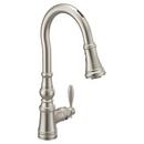 Single Handle Pull Down Touchless Kitchen Faucet with Voice Activation in Spot Resist™ Stainless