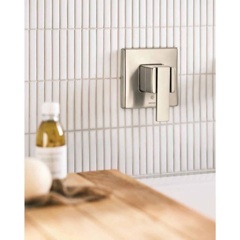 Moen Brushed Nickel Single Handle Wall Mount Filler (Trim Only) 