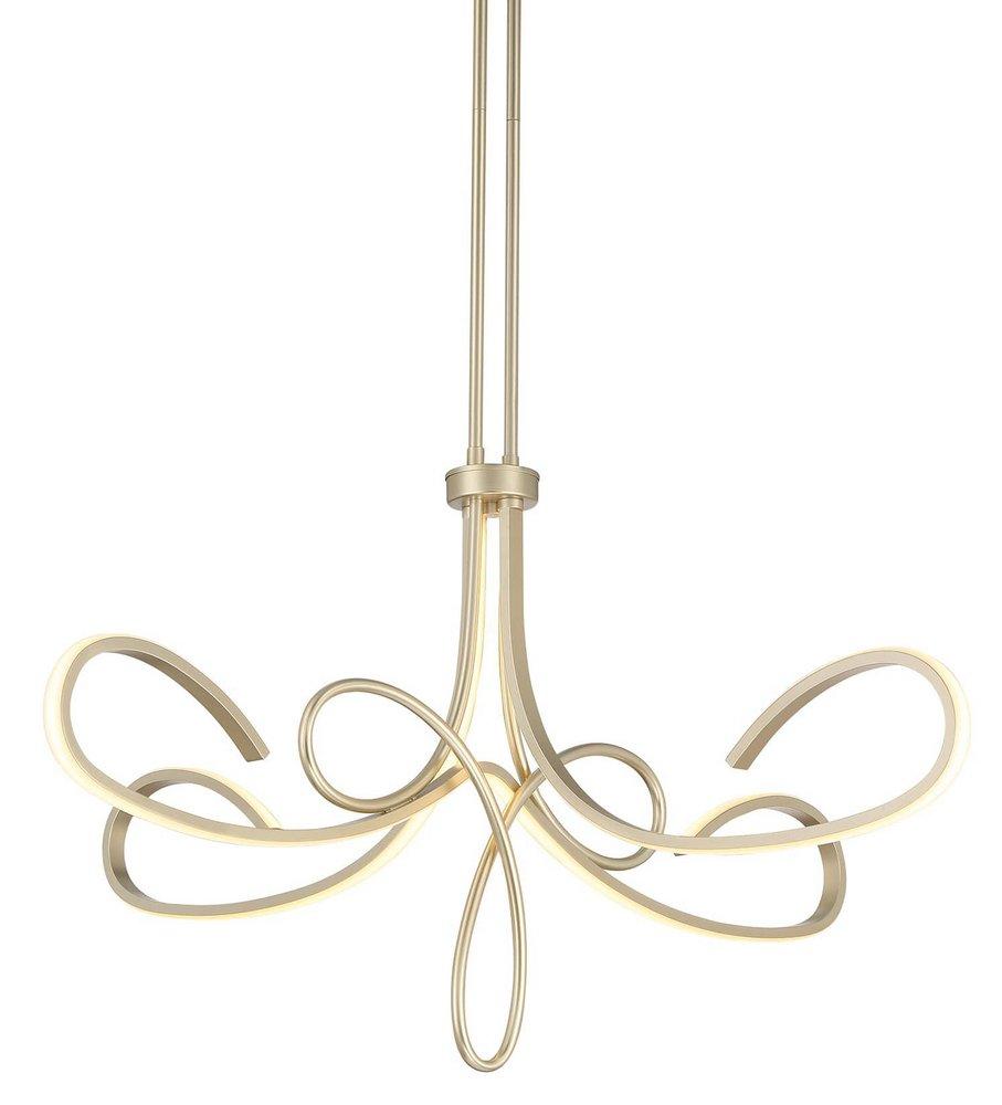 38 in. LED Abstract Chandelier 