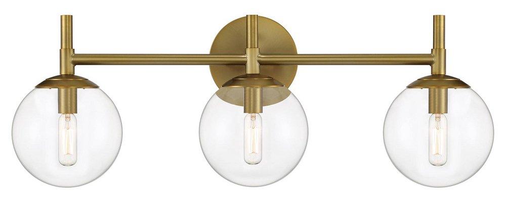 Minka Lavery Soft Brass 40W 3-Light Candelabra E-12 Vanity Fixture 