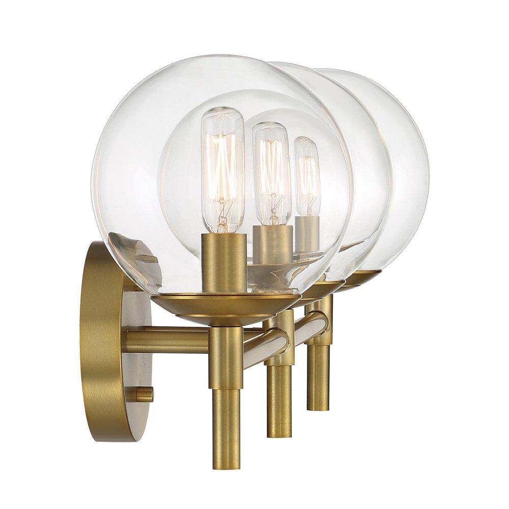 Minka Lavery Soft Brass 40W 3-Light Candelabra E-12 Vanity Fixture 