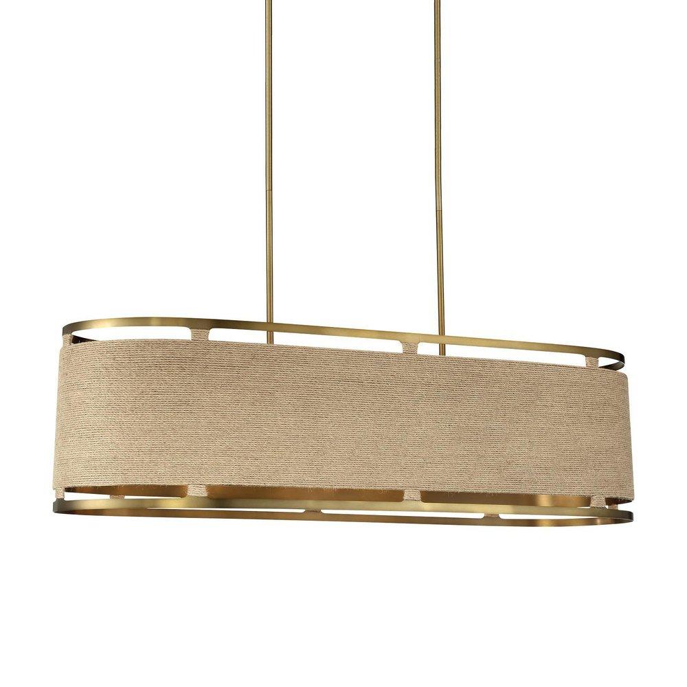 Minka Lavery Soft Brass 60W 8-Light Candelabra E-12 Island Light 