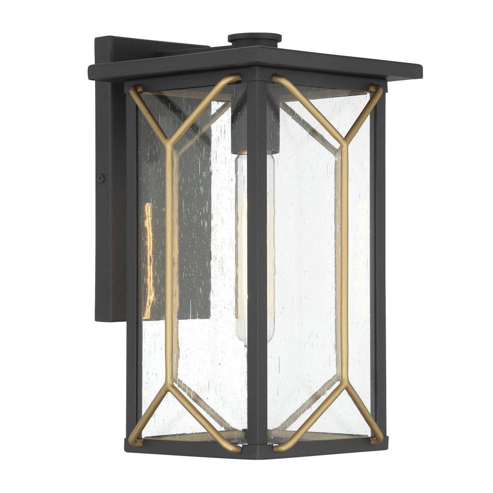 Minka Lavery Sand Coal 60W 1-Light 13-3/4 in. Wall Sconce 