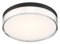 7 in. LED Flush Mount Ceiling Fixture in Coal