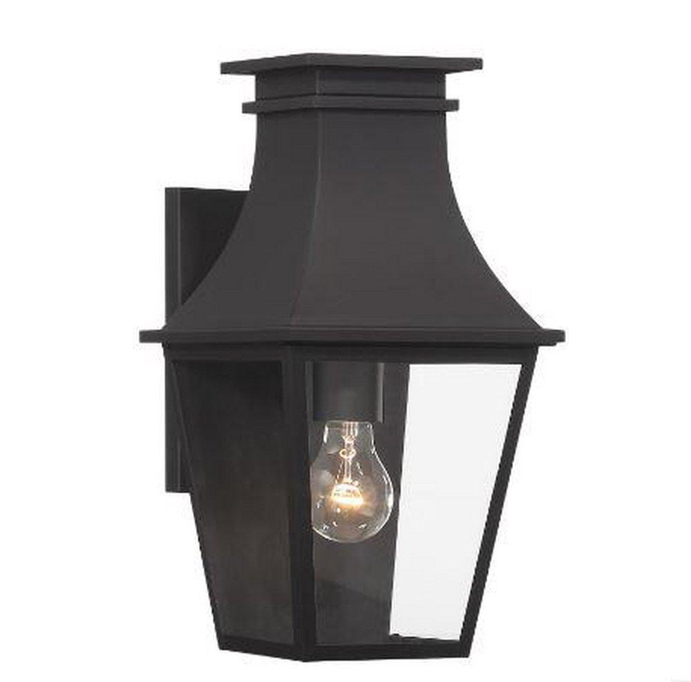 Minka Lavery Sand Coal 60W 1-Light 15 in. Wall Sconce 