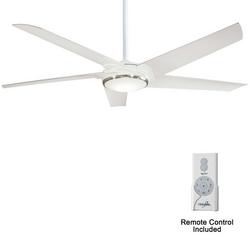 60 in. 5-Blade Indoor Ceiling Fan in Flat White