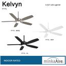 Minka Aire Coal 52 in. 5-Blade Indoor Ceiling Fan 