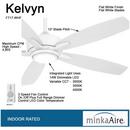Minka Aire Flat White 52 in. 5-Blade Indoor Ceiling Fan 