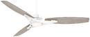 65 in. 3-Blade Outdoor Ceiling Fan in Flat White