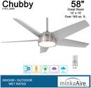 CHUBBY - 58 LED CEILING FAN FOR OUTDOOR/LED LIGHT 