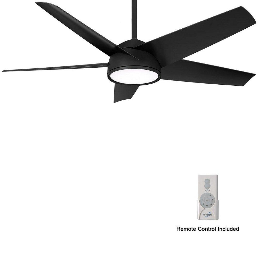 58 in. 5-Blade Outdoor Ceiling Fan in Coal 