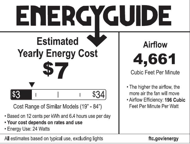 CHUBBY II - 58 LED CEILING FAN FOR OUTDOOR USE 
