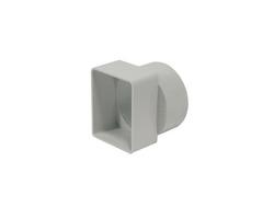 3 x 4 x 4 in. Solvent Weld Sewer Overall Size PVC Downspout Adapter