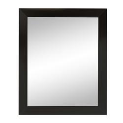 30 x 43/50 in. Framed Mirror Rectangular in Blacks