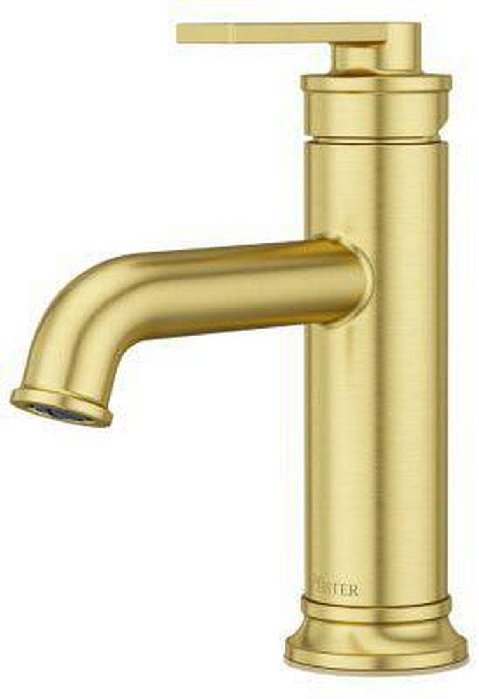 Pfister Brushed Gold Single Handle Centerset Bathroom Sink Faucet 