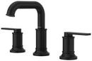 Two Handle Widespread Bathroom Sink Faucet in Matte Black 