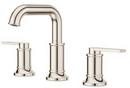 Two Handle Widespread Bathroom Sink Faucet in Polished Nickel