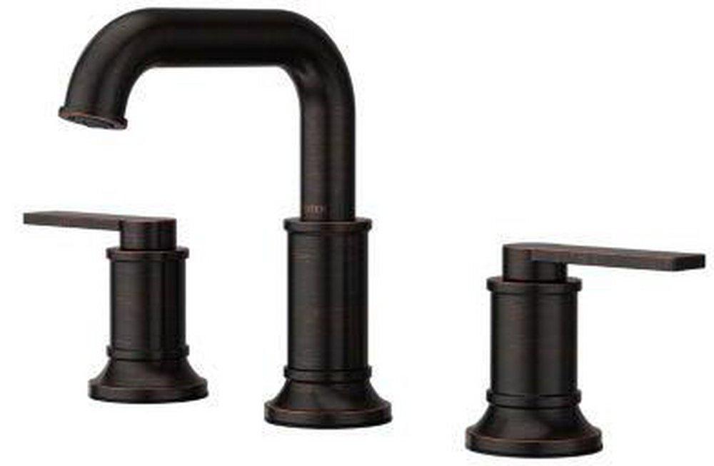Two Handle Widespread Bathroom Sink Faucet in Tuscan Bronze 
