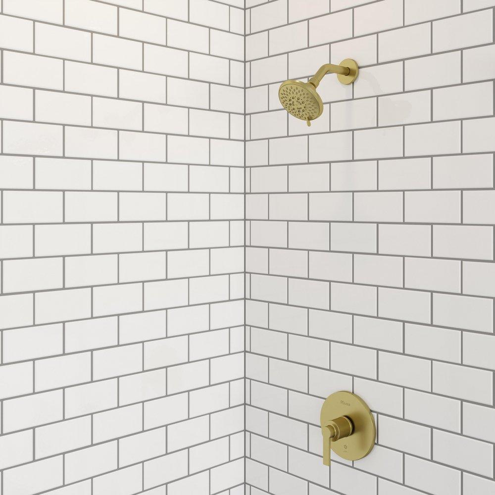 Pfister Brushed Gold Single Handle Shower Faucet (Trim Only) 