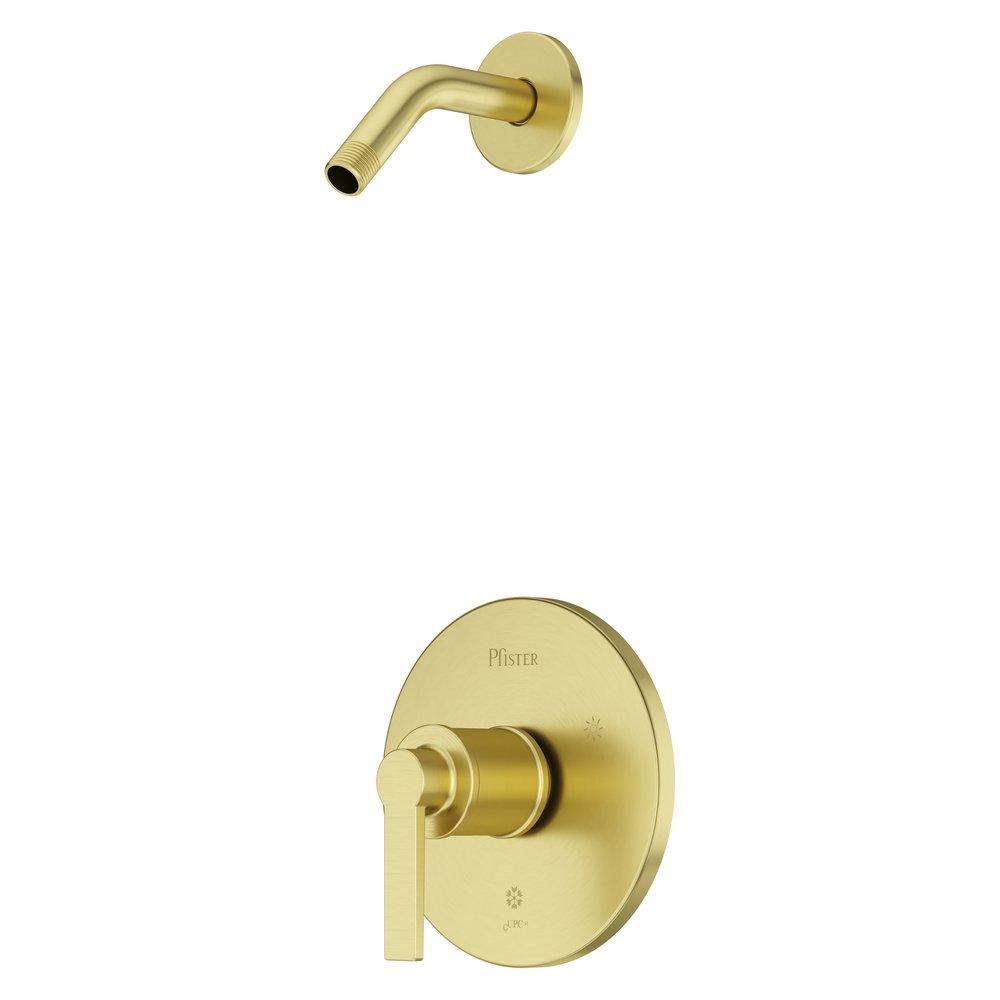 Pfister Brushed Gold Single Handle Shower Faucet (Trim Only) 