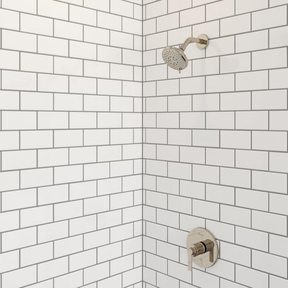 Pfister Polished Nickel Single Handle Shower Faucet (Trim Only) 