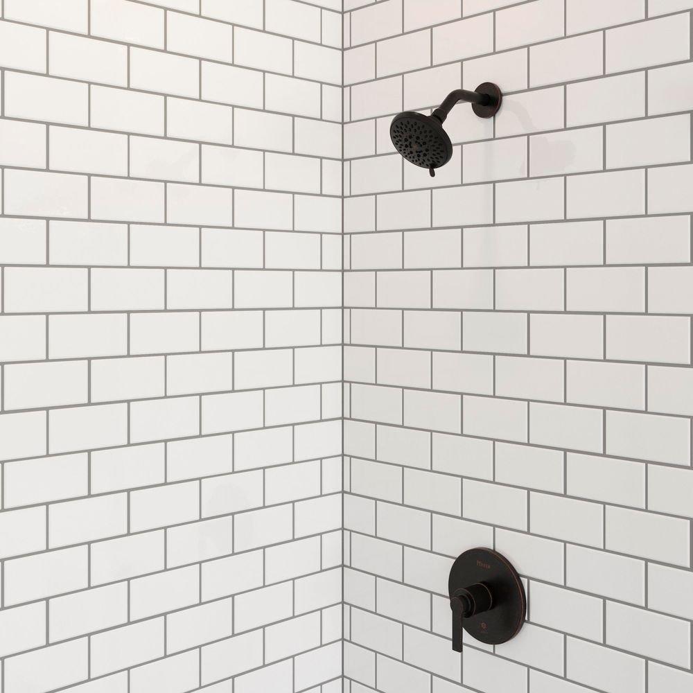 Single Handle Shower Faucet in Polished Chrome (Showerhead Sold Separately) (Trim Only) 