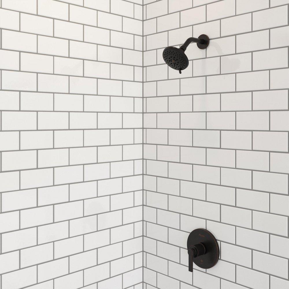 Single Handle Shower Faucet in Polished Chrome (Showerhead Sold Separately) (Trim Only) 