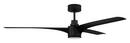 60 in. 3-Blade Indoor/Outdoor Ceiling Fan in Flat Black