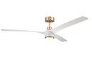 PHOEBE 60 CEIL FAN LIGHT BRASS 