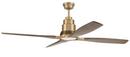 60 in. 4-Blade Indoor Ceiling Fan in Satin Brass