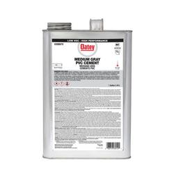 1 gal. Medium Gray Fast Set PVC Pipe Cement, California Compliant